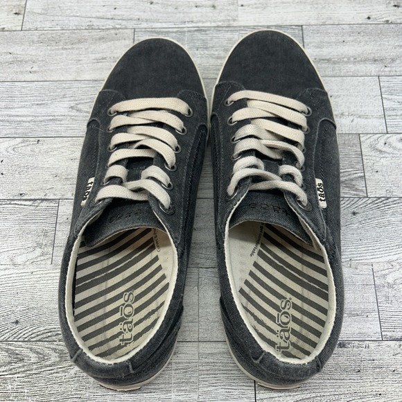 TAOS Star Canvas Sneakers Casual Comfort Lace-Up Fashion Shoes Gray US 9 - Picture 7 of 12